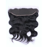 Body Wave Virgin Human Hair Natural Black Frontal