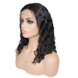 Bob Style Natural Wave Lace Wig Naturlal Black #1B