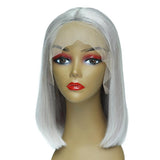 bob style wig gray