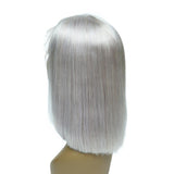 Bob Style Wig #grey 13x4 Frontal Lace Wig