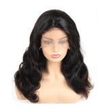 Body Wave 13x4 Regular Lace Frontal Wig Naturlal Black 180% Density