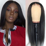 Straight 13x4  Regular Lace Frontal Wig Naturlal Black 180% Density