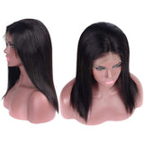 Straight 13x4  Regular Lace Frontal Wig Naturlal Black 180% Density