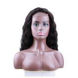 180% Density Body Wave 4x4 Transparent Closure Lace Wig Naturlal Black